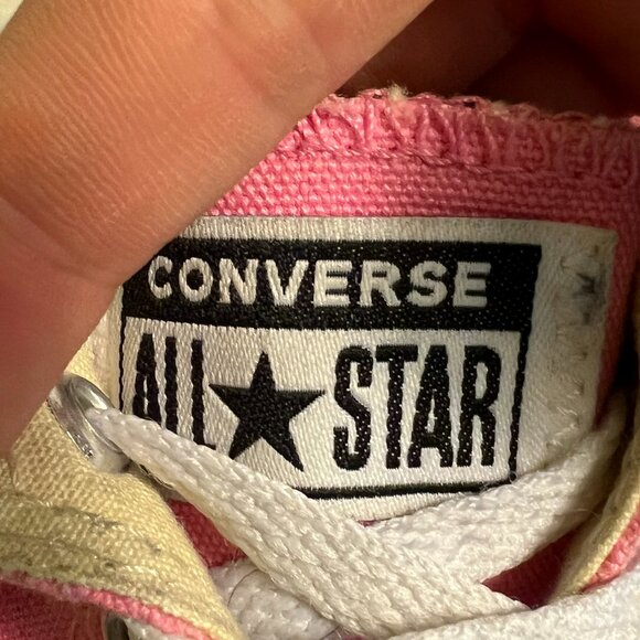 Pink Converse All Stars Kids Size 13 Pre Owned - Picture 5 of 5
